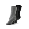 Gripjoy Women's Crew Socks With Grips (pack Of 3) In Grey