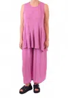 Grizas Long Tank Top In Pink