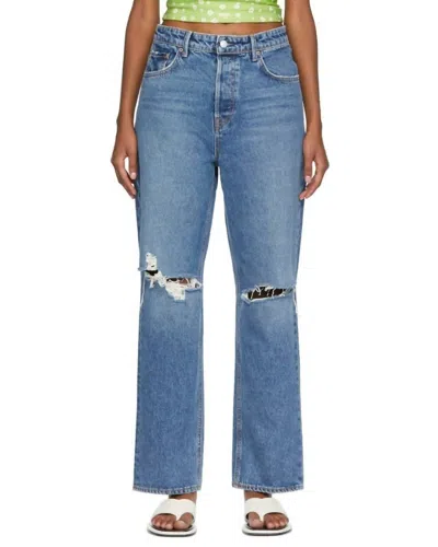 Grlfrnd Amanda Mid Rise Jean In Blue
