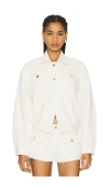Grlfrnd Amelia Oversized Cinched Waist Jacket In Western Canyon