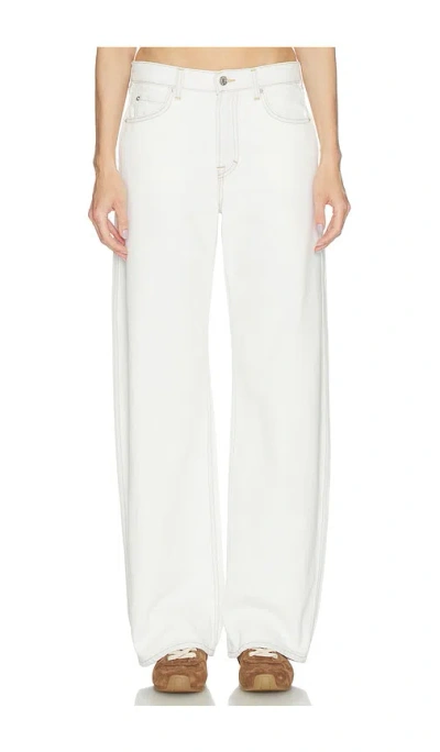 Grlfrnd Austen Low Rise Curve In White