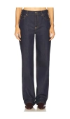 Grlfrnd Bella Low Rise Boyfriend In Blue