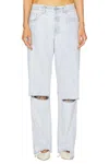 Grlfrnd Bella Distressed Boyfriend Jeans In Multi