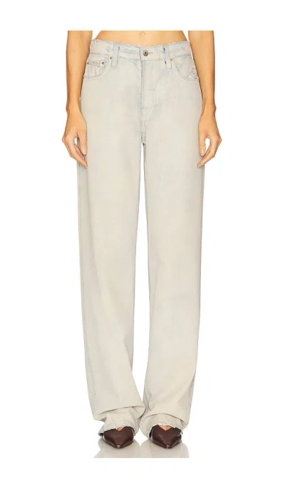 Grlfrnd Bella Low Rise Boyfriend In Neutral
