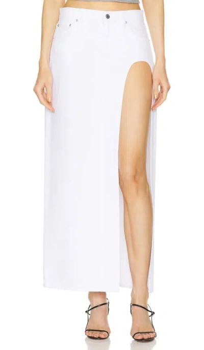 Grlfrnd Blanca Maxi Skirt In White