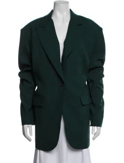 Pre-owned Grlfrnd Blazer In Green
