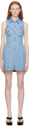 Grlfrnd Selena Sleeveless Mini Dress In High Point G1954