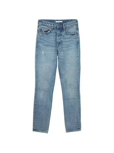 Pre-owned Grlfrnd Blue Straight Jeans