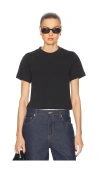 Grlfrnd Boy Tee In Black