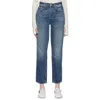 GRLFRND CASSIDY HIGH RISE STRAIGHT JEAN IN TRIBECA