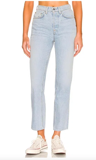 Grlfrnd Cassidy Straight-leg High-rise Jeans In Multi