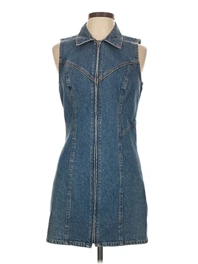 Pre-owned Grlfrnd Casual Dress In Blue