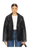 Grlfrnd Cat Moto Jacket In Black