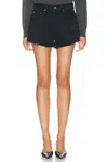 Grlfrnd Charlie Low Rise Baggy Cut Off In Multi