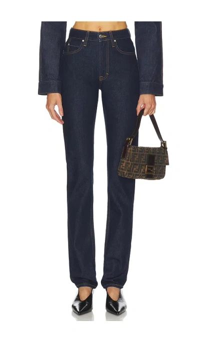 Grlfrnd Cigarette Jean In Blue