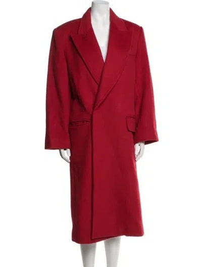 Pre-owned Grlfrnd Coat In Red
