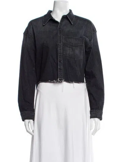 Pre-owned Grlfrnd Denim Jacket In Black