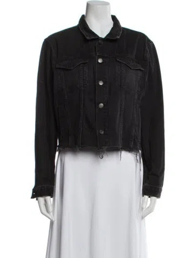 Pre-owned Grlfrnd Denim Jacket In Black