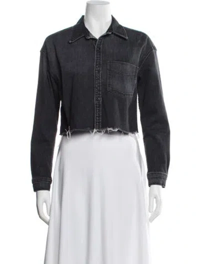 Pre-owned Grlfrnd Denim Jacket In Black