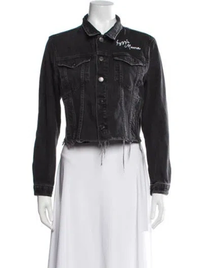 Pre-owned Grlfrnd Denim Jacket In Black
