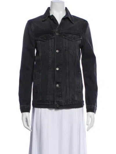 Pre-owned Grlfrnd Denim Jacket In Black