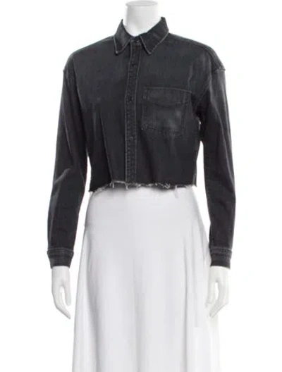 Pre-owned Grlfrnd Denim Jacket In Black
