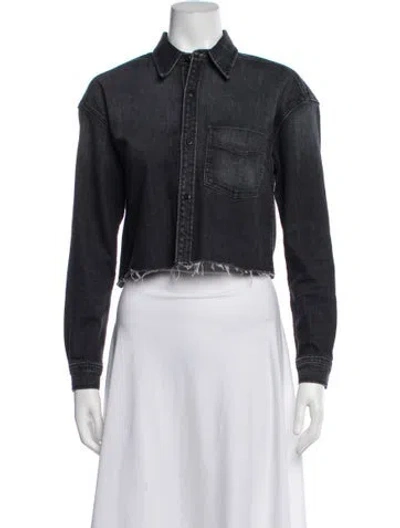 Pre-owned Grlfrnd Denim Jacket In Black