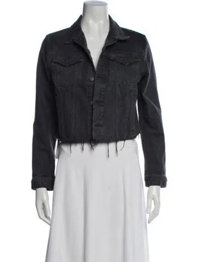 Pre-owned Grlfrnd Denim Jacket In Black
