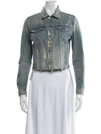 Pre-owned Grlfrnd Denim Jacket In Blue