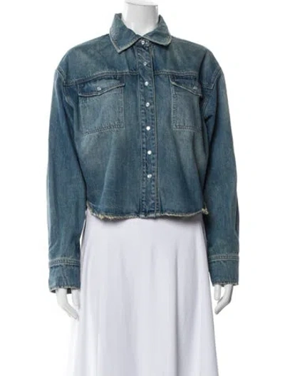 Pre-owned Grlfrnd Denim Jacket In Blue