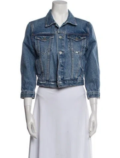 Pre-owned Grlfrnd Denim Jacket In Blue