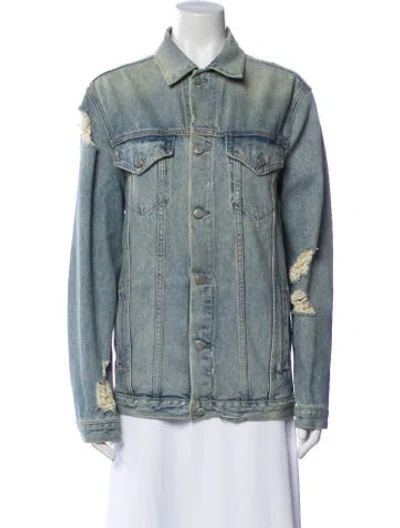 Pre-owned Grlfrnd Denim Jacket In Blue