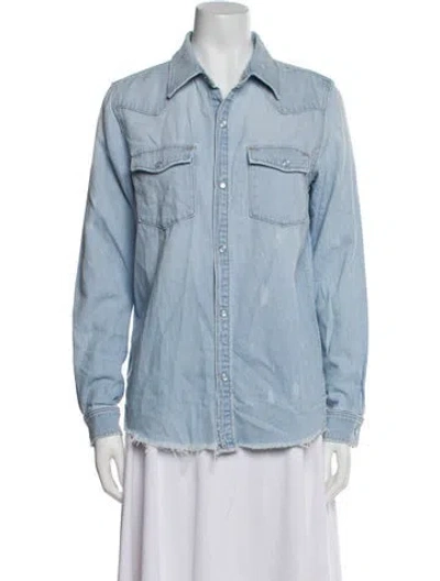 Pre-owned Grlfrnd Denim Jacket In Blue