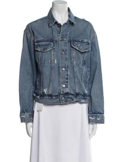 Pre-owned Grlfrnd Denim Jacket In Blue