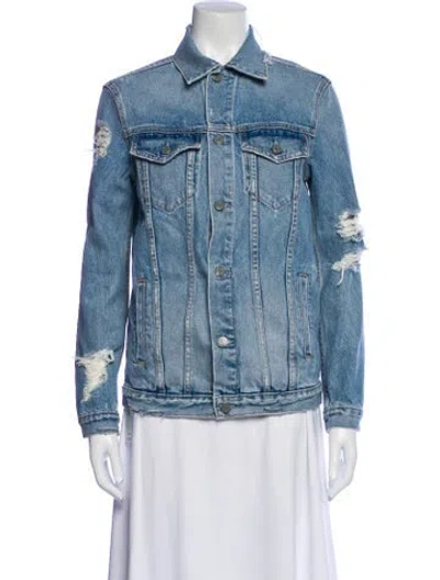 Pre-owned Grlfrnd Denim Jacket In Blue