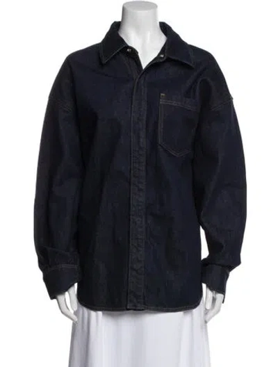 Pre-owned Grlfrnd Denim Jacket In Blue