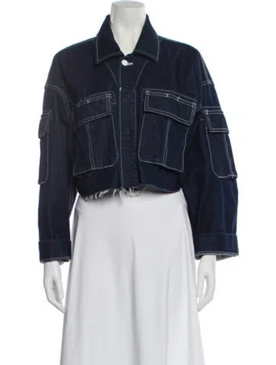 Pre-owned Grlfrnd Denim Jacket In Blue
