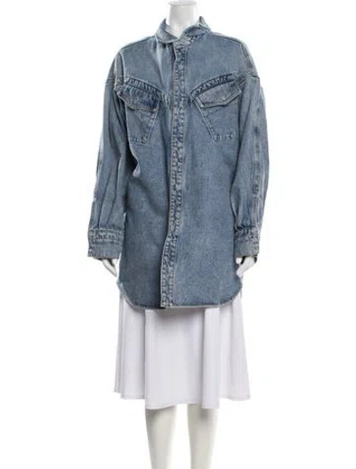 Pre-owned Grlfrnd Denim Jacket In Blue