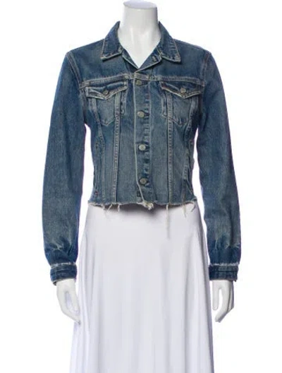 Pre-owned Grlfrnd Denim Jacket In Blue