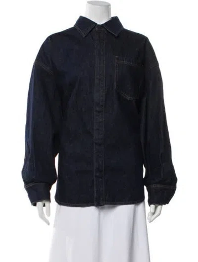 Pre-owned Grlfrnd Denim Jacket In Blue