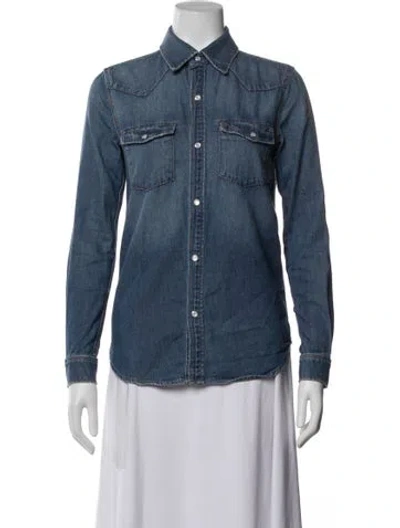 Pre-owned Grlfrnd Denim Jacket In Blue