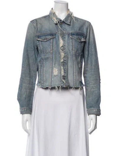 Pre-owned Grlfrnd Denim Jacket In Blue