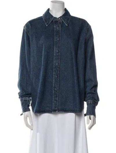 Pre-owned Grlfrnd Denim Jacket In Blue