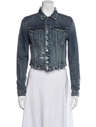 Pre-owned Grlfrnd Denim Jacket In Blue