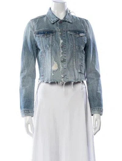 Pre-owned Grlfrnd Denim Jacket In Blue