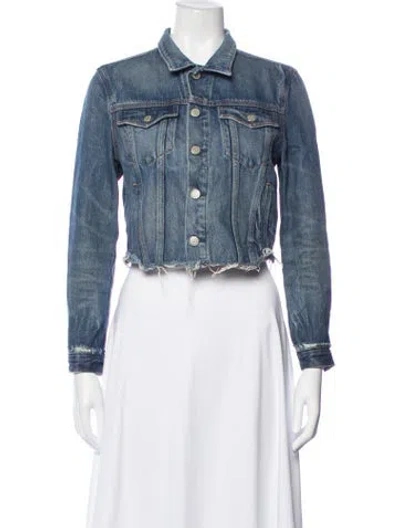 Pre-owned Grlfrnd Denim Jacket In Blue