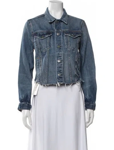 Pre-owned Grlfrnd Denim Jacket In Blue