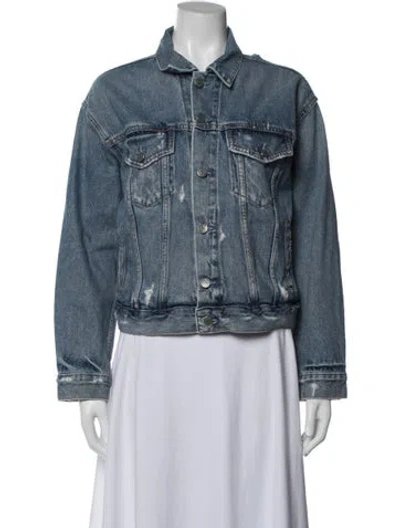 Pre-owned Grlfrnd Denim Jacket In Blue