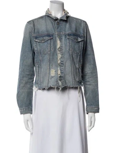 Pre-owned Grlfrnd Denim Jacket In Blue