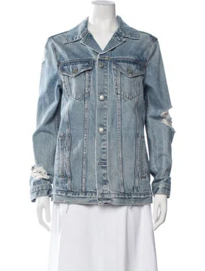 Pre-owned Grlfrnd Denim Jacket In Blue